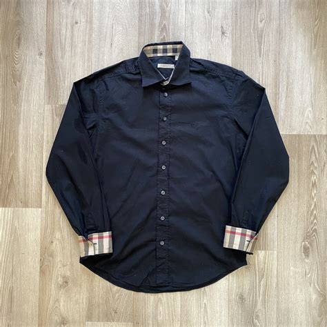 burberry t shirt button up|authentic burberry button up shirt.